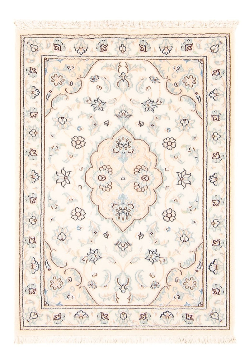 Alfombra persa - Nain - 91 x 60 cm - beige