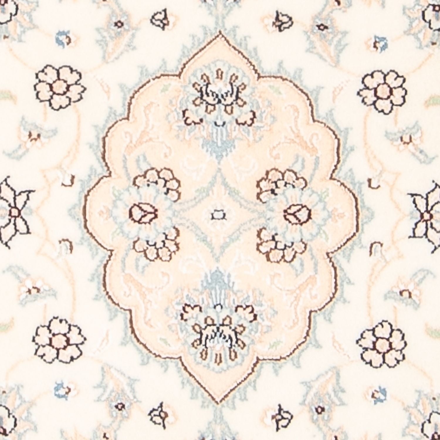 Alfombra persa - Nain - 91 x 60 cm - beige
