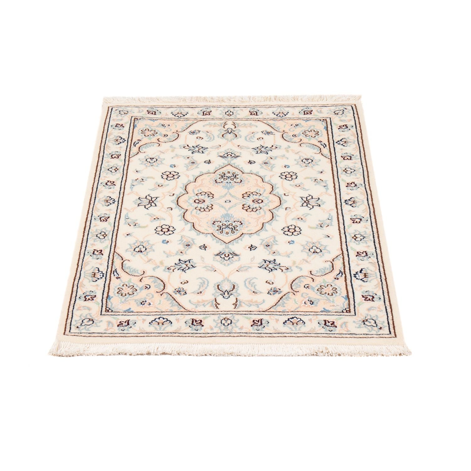 Alfombra persa - Nain - 91 x 60 cm - beige