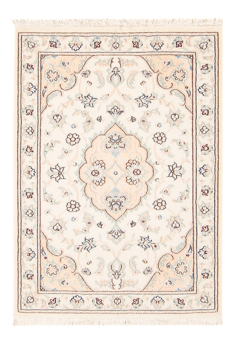 Alfombra persa - Nain - 92 x 60 cm - beige