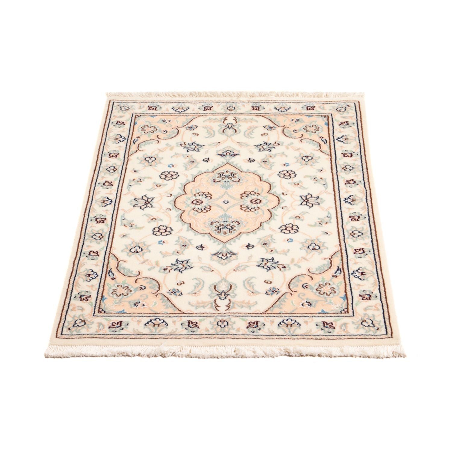 Alfombra persa - Nain - 92 x 60 cm - beige