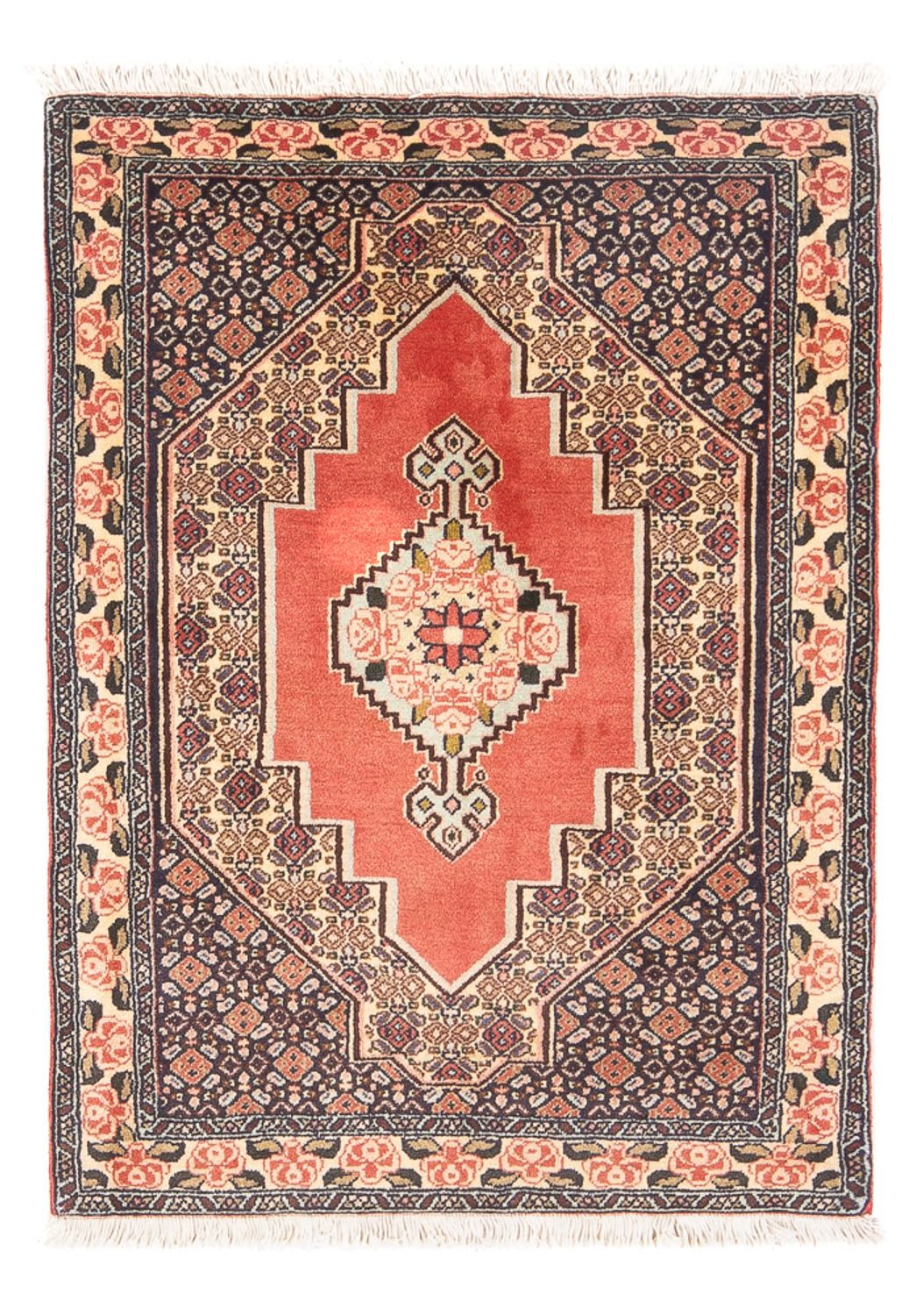 Alfombra persa - Clásica - 110 x 75 cm - rojo