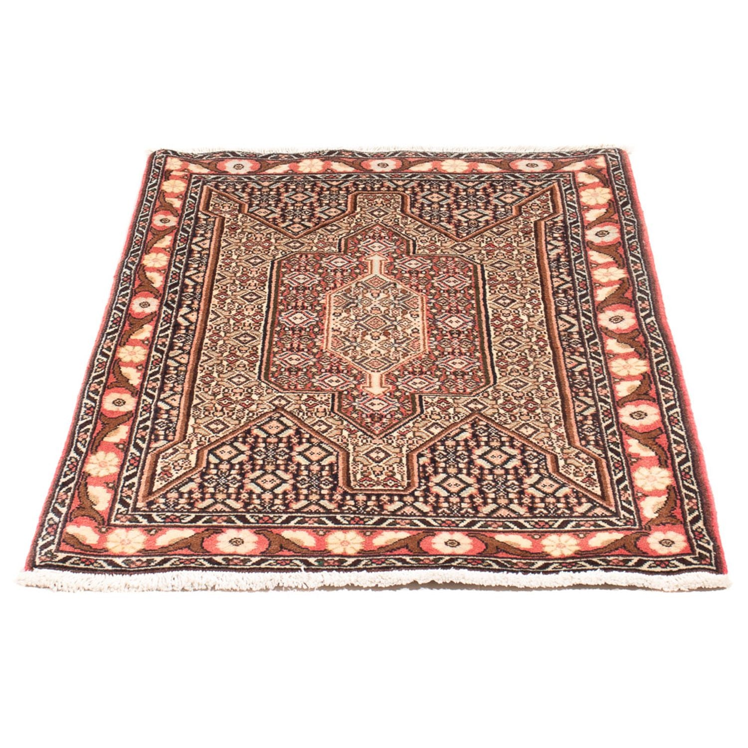 Alfombra persa - Clásica - 116 x 70 cm - rojo claro
