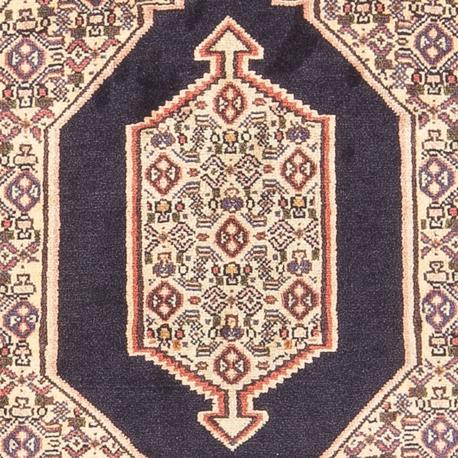 Alfombra persa - Clásica - 112 x 74 cm - azul oscuro