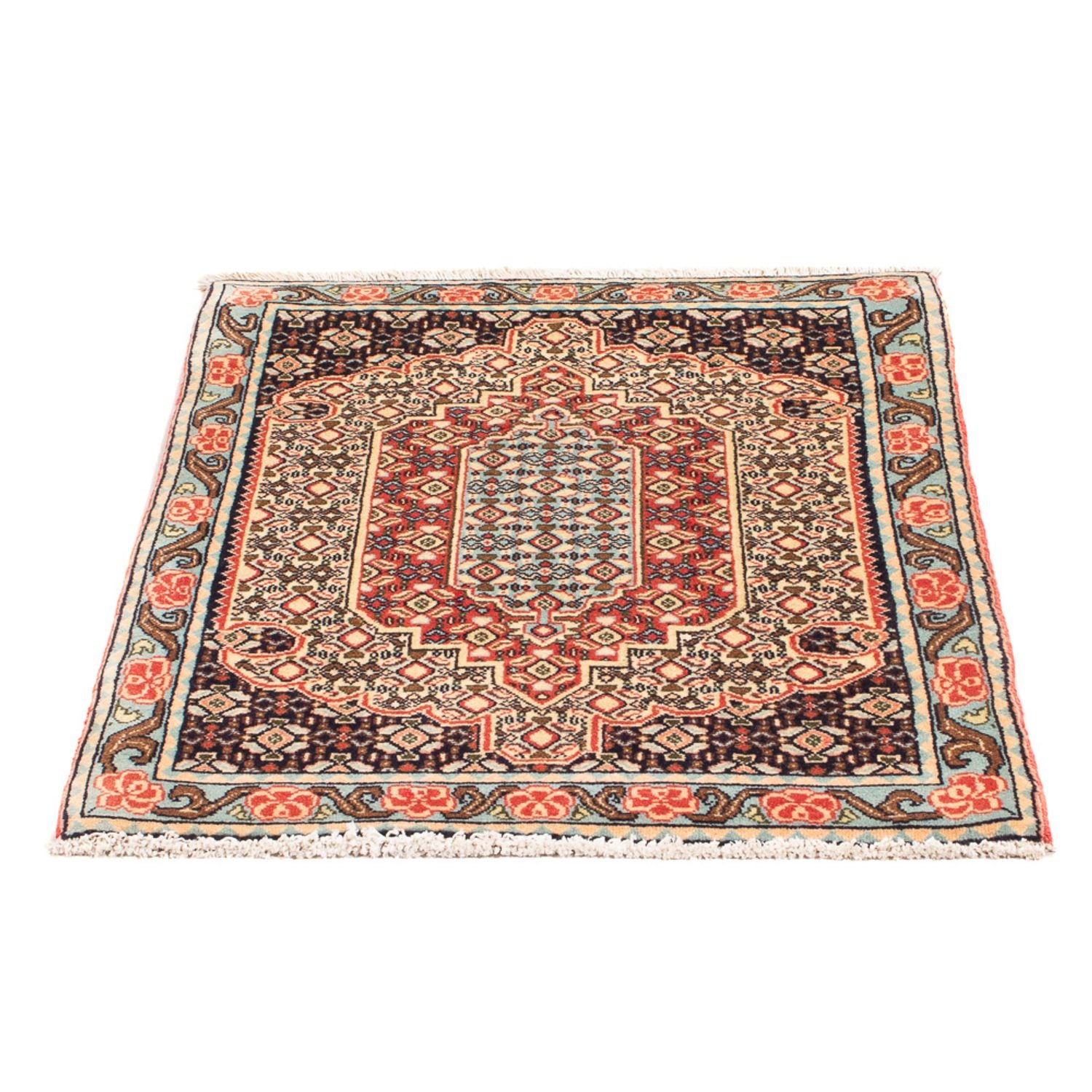 Alfombra persa - Clásica - 98 x 70 cm - beige claro