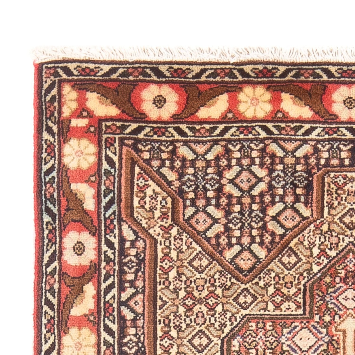 Alfombra persa - Clásica - 110 x 77 cm - beige oscuro