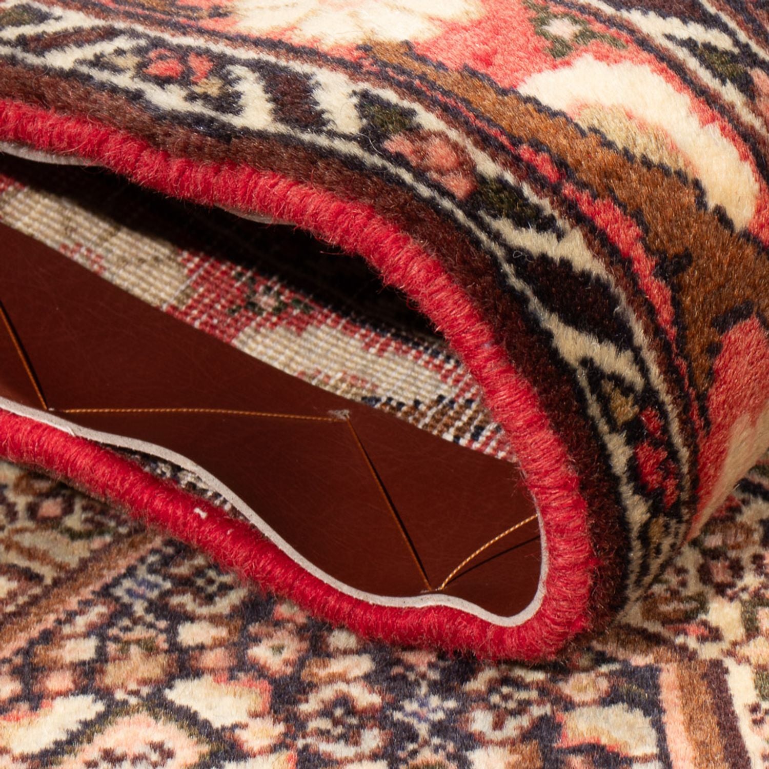 Alfombra persa - Clásica - 110 x 77 cm - beige oscuro