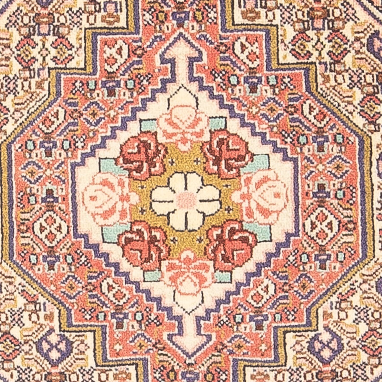 Alfombra persa - Clásica - 102 x 75 cm - rojo claro