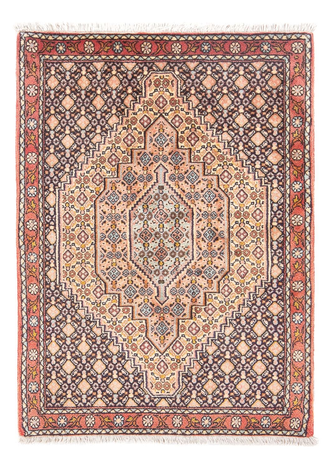 Alfombra persa - Clásica - 105 x 73 cm - azul oscuro