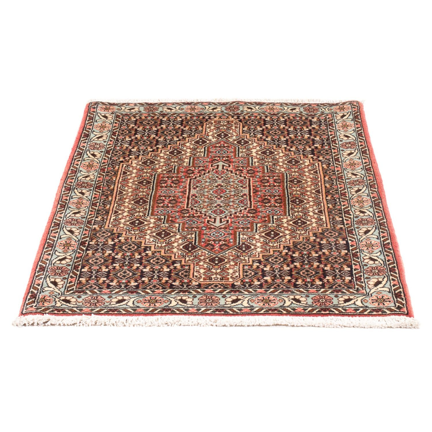 Alfombra persa - Clásica - 108 x 76 cm - azul oscuro
