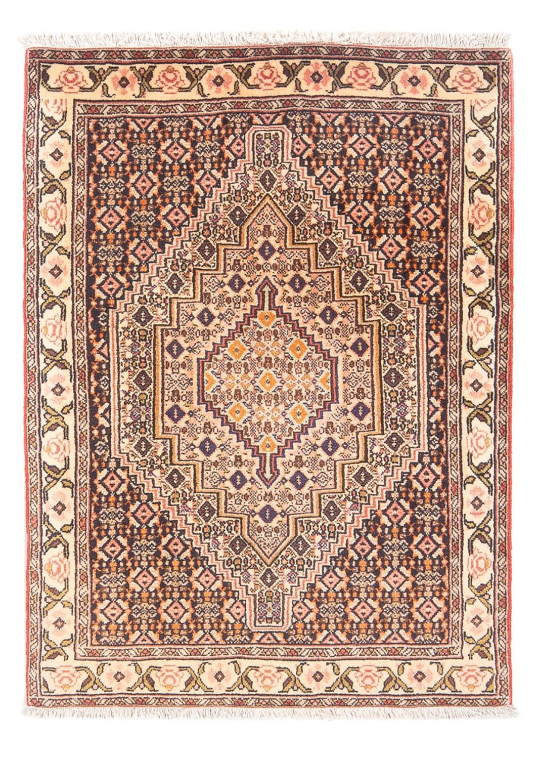 Alfombra persa - Clásica - 112 x 74 cm - azul oscuro