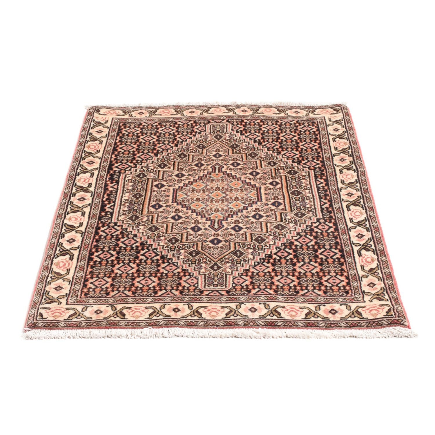 Alfombra persa - Clásica - 112 x 74 cm - azul oscuro