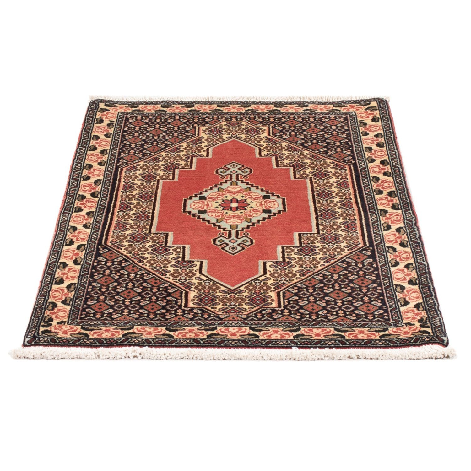 Alfombra persa - Clásica - 110 x 75 cm - naranja