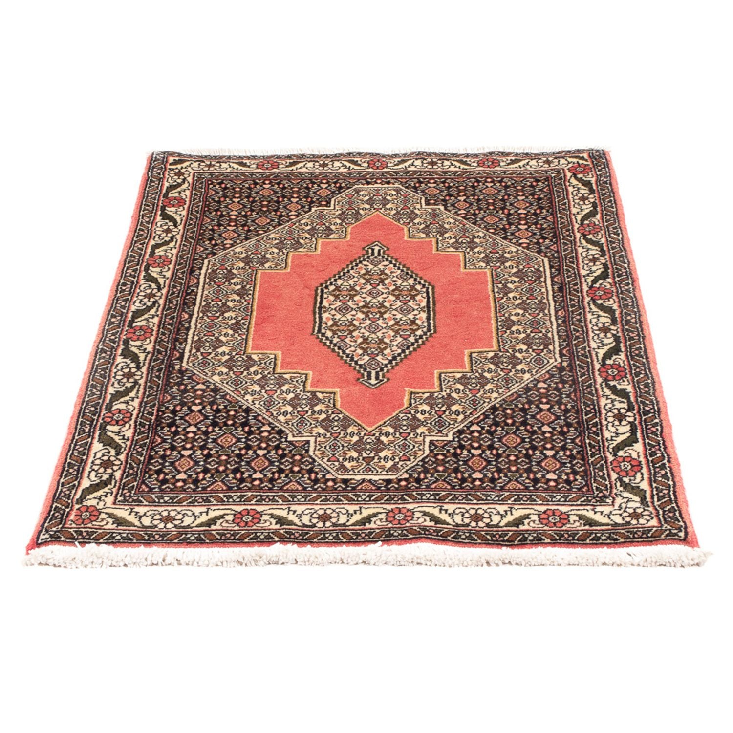 Alfombra persa - Clásica - 108 x 73 cm - naranja