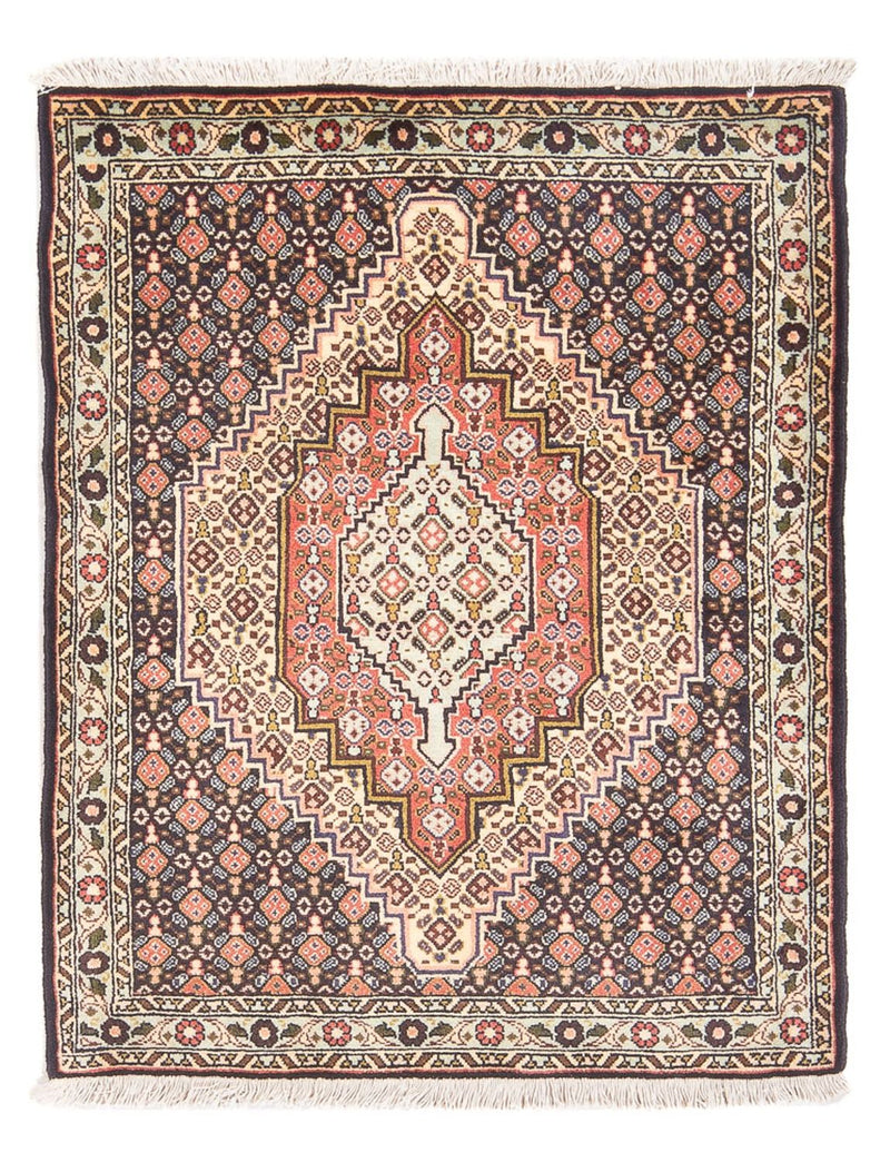 Alfombra persa - Clásica - 105 x 78 cm - azul oscuro