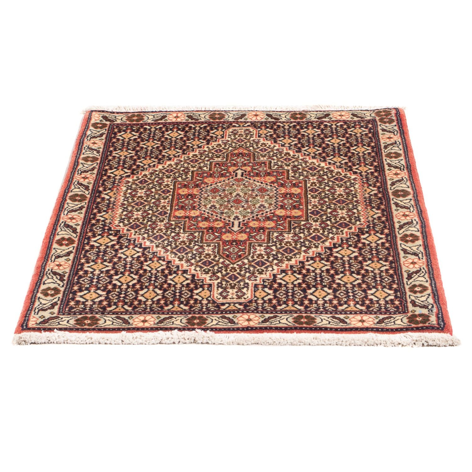 Alfombra persa - Clásica - 100 x 74 cm - azul oscuro