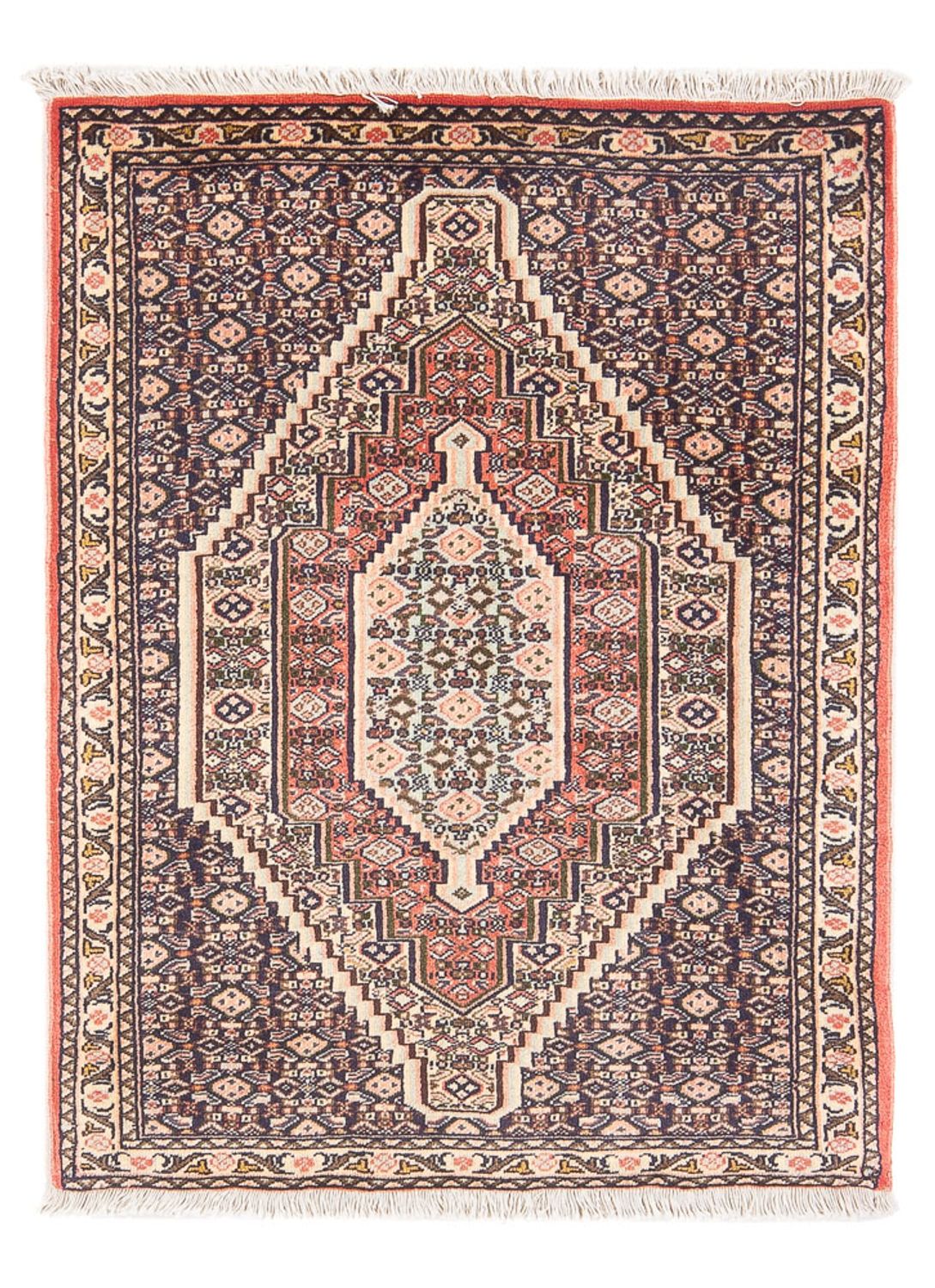 Alfombra persa - Clásica - 108 x 73 cm - azul oscuro