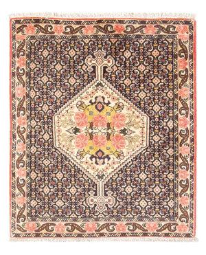 Alfombra persa - Clásica - 98 x 74 cm - azul oscuro