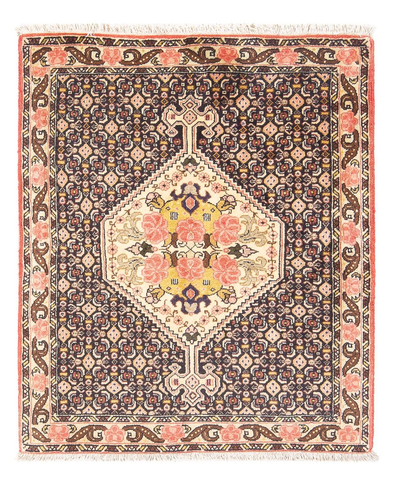 Alfombra persa - Clásica - 98 x 74 cm - azul oscuro