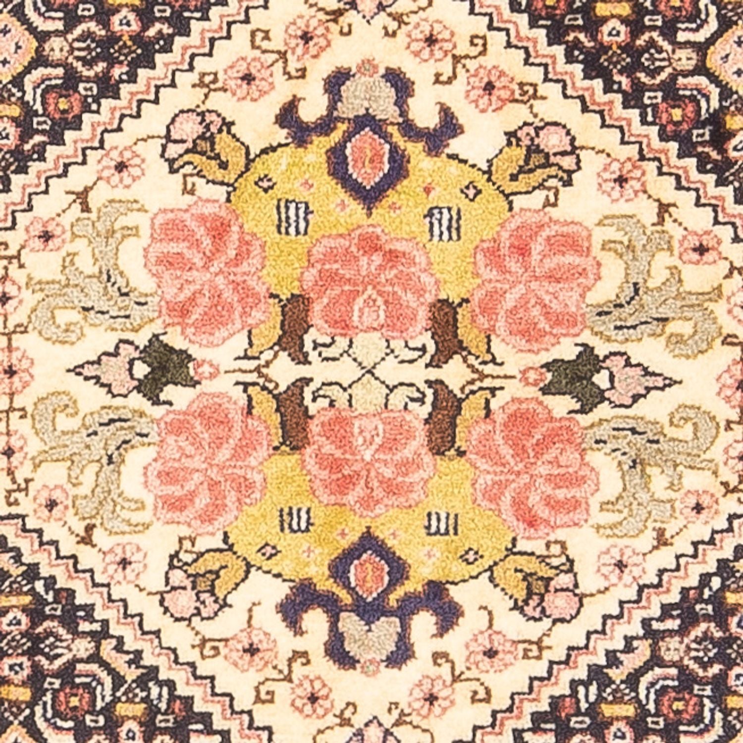 Alfombra persa - Clásica - 98 x 74 cm - azul oscuro
