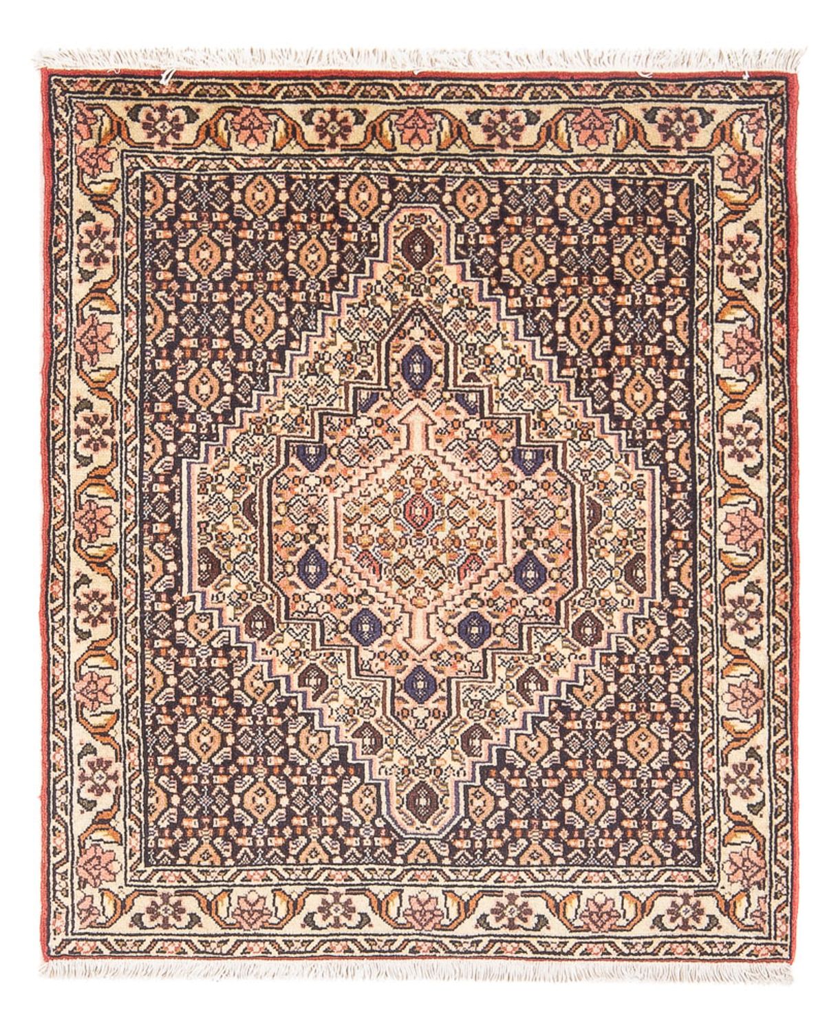 Alfombra persa - Clásica - 98 x 75 cm - azul oscuro