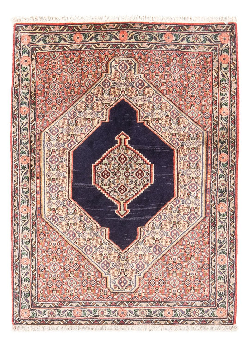 Alfombra persa - Clásica - 103 x 74 cm - azul oscuro
