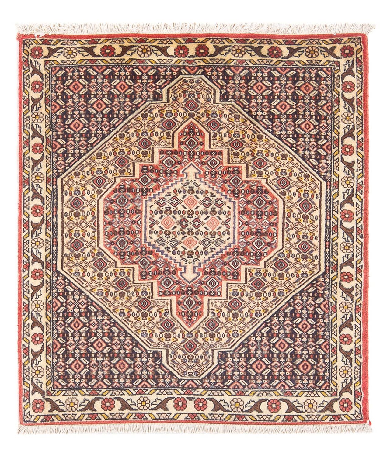 Alfombra persa - Clásica - 100 x 74 cm - azul oscuro