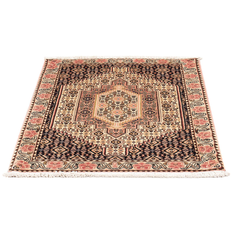 Alfombra persa - Clásica - 100 x 74 cm - azul oscuro