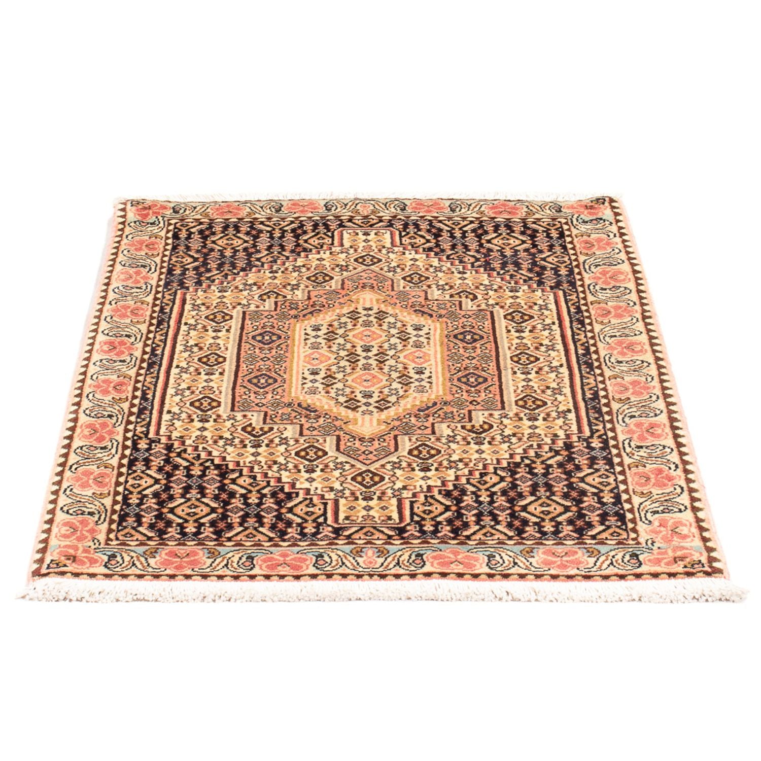 Alfombra persa - Clásica - 104 x 73 cm - beige