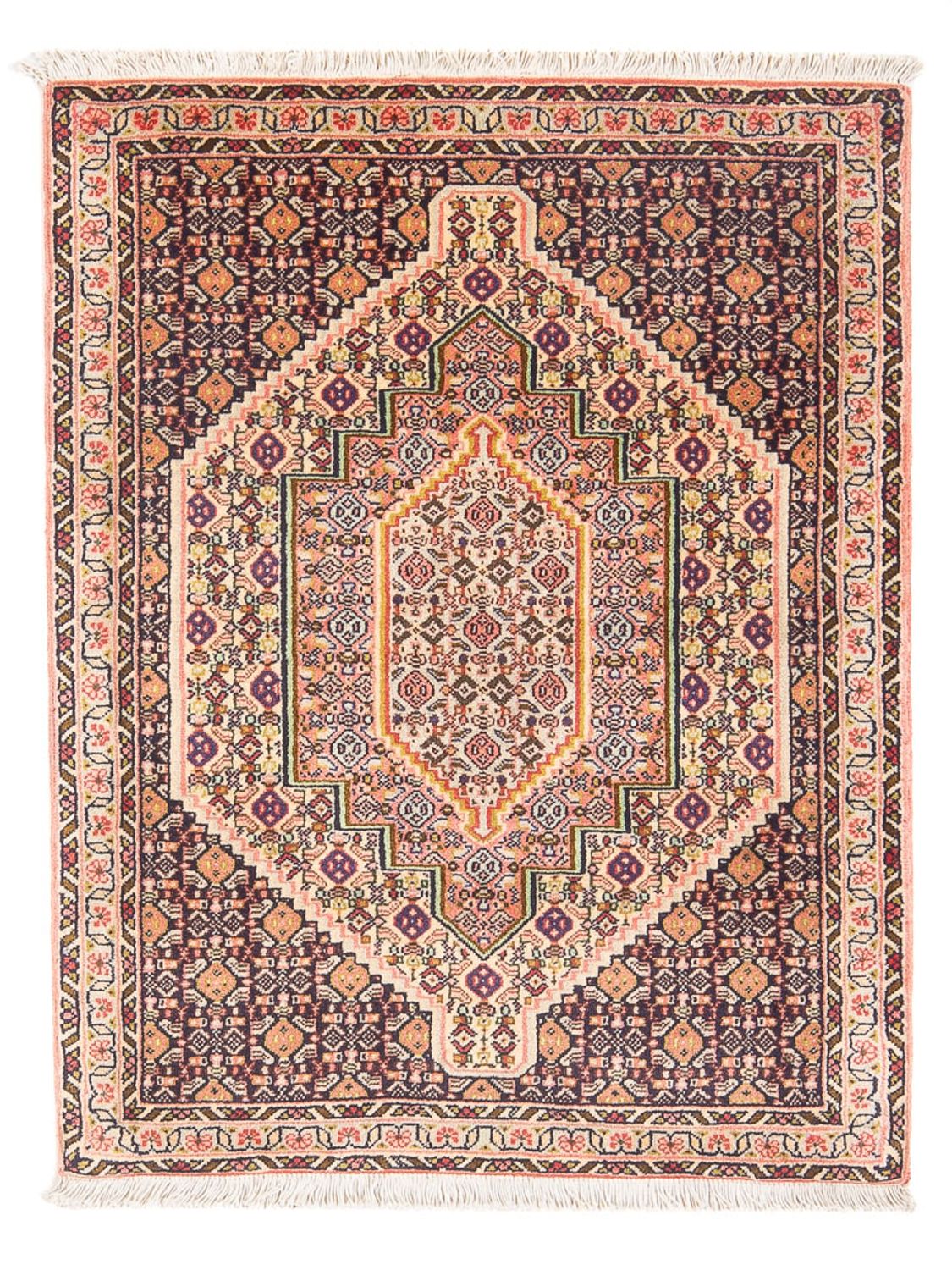 Alfombra persa - Clásica - 102 x 75 cm - azul oscuro