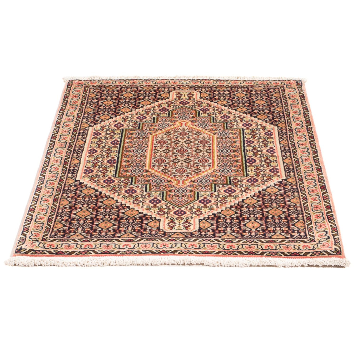 Alfombra persa - Clásica - 102 x 75 cm - azul oscuro