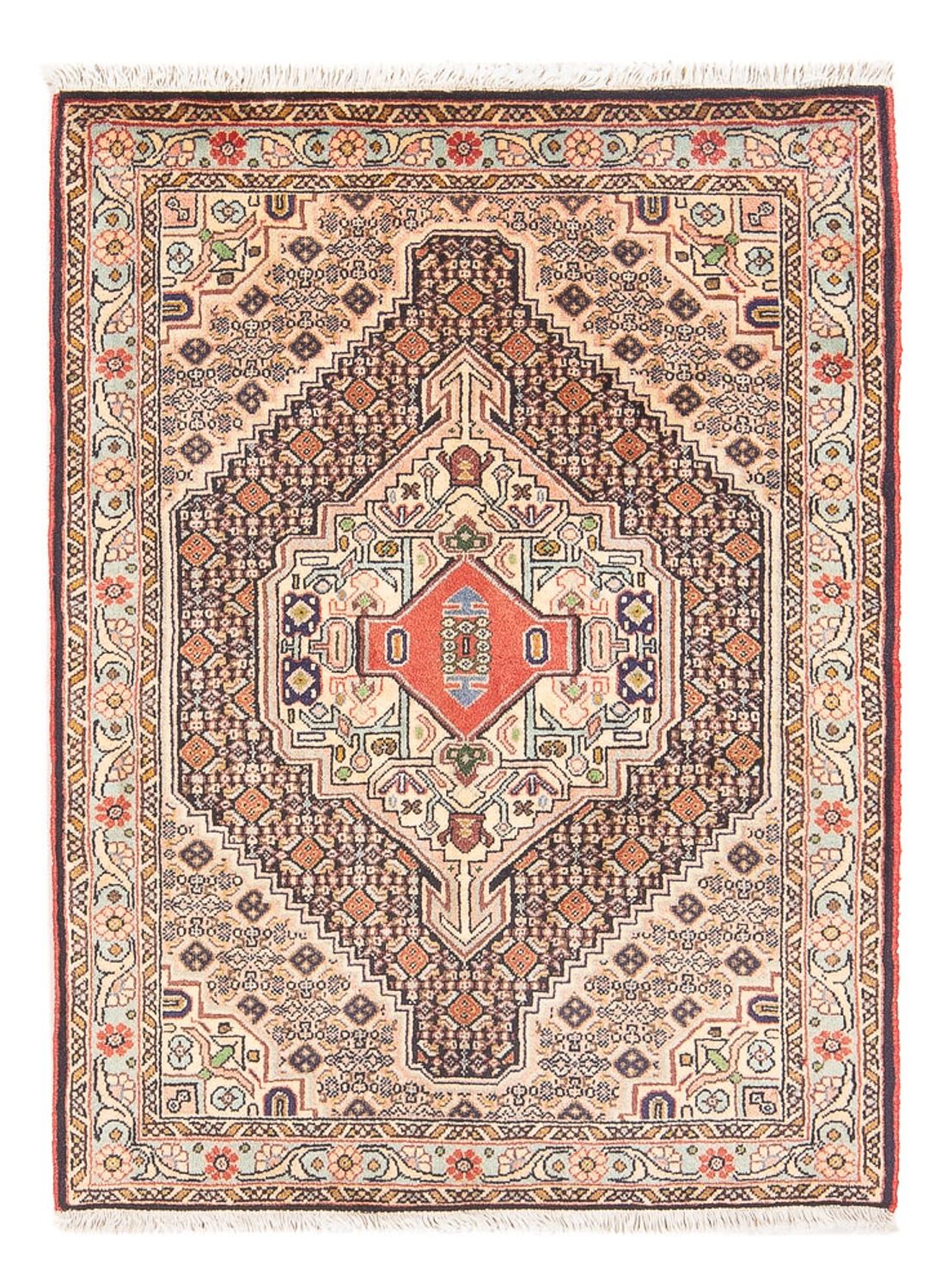 Alfombra persa - Clásica - 103 x 72 cm - multicolor