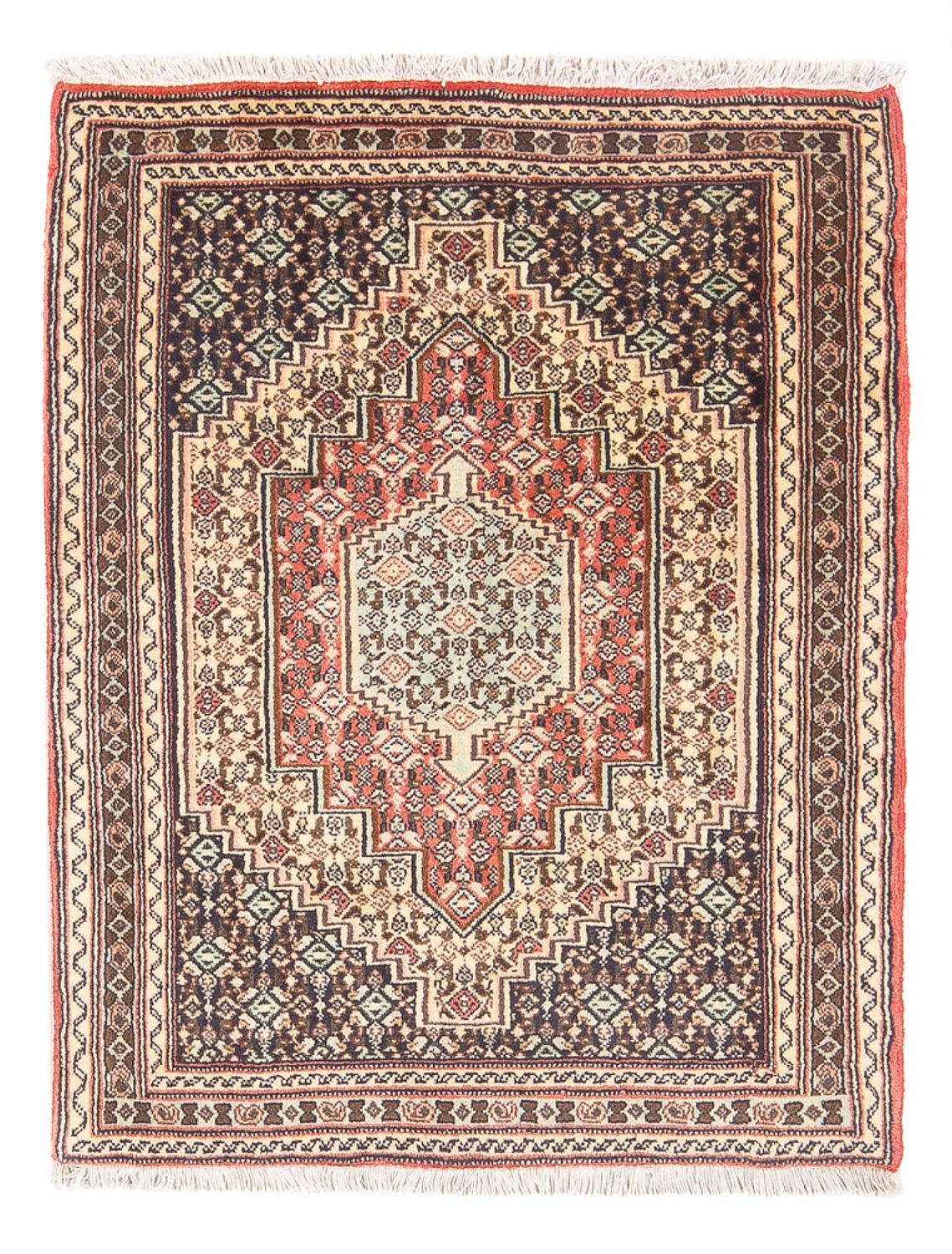 Alfombra persa - Clásica - 94 x 72 cm - azul oscuro