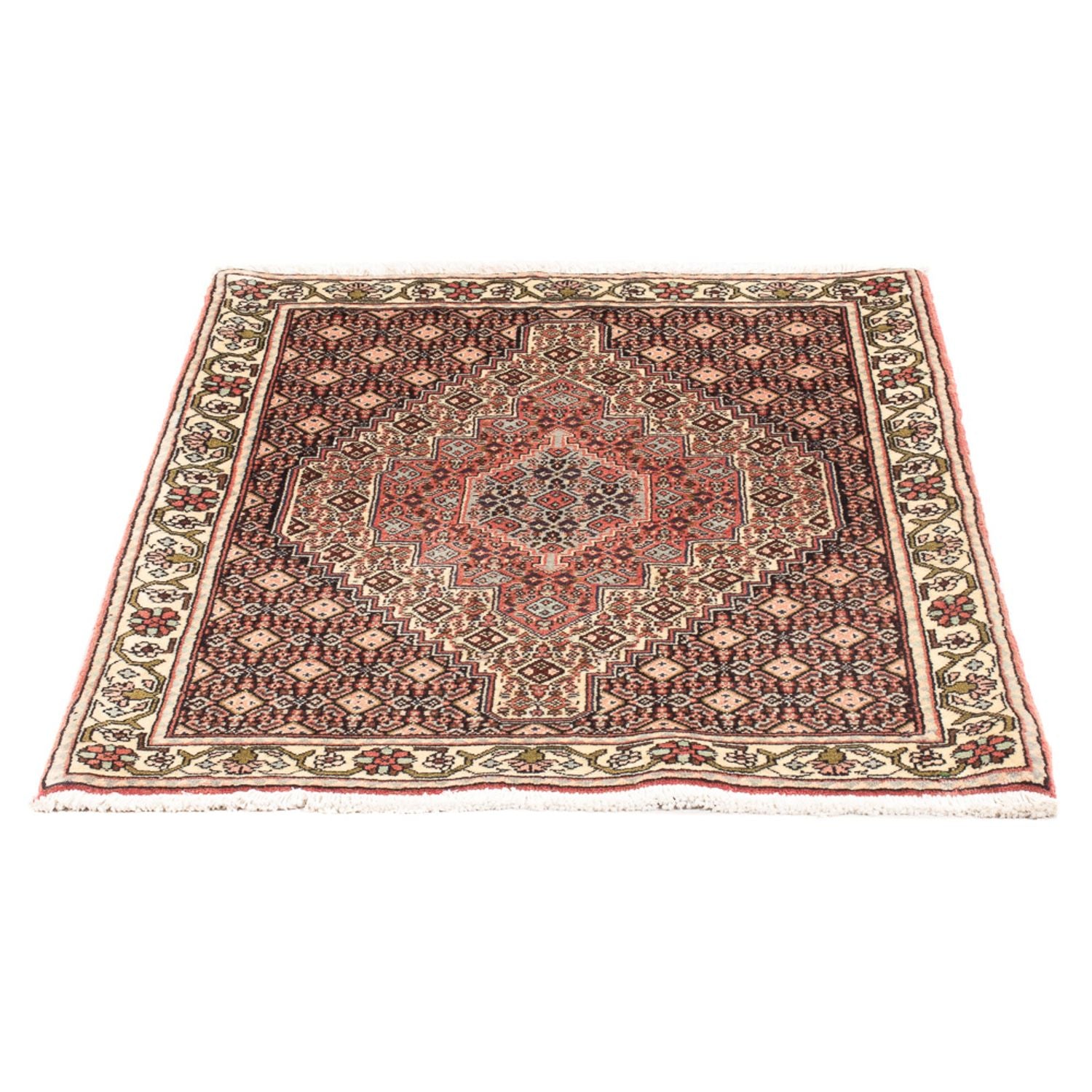 Alfombra persa - Clásica - 103 x 76 cm - azul oscuro