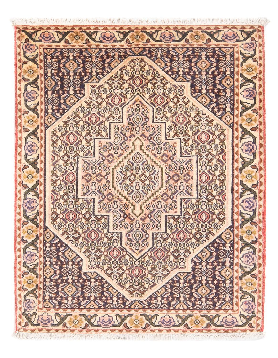 Alfombra persa - Clásica - 102 x 75 cm - azul oscuro