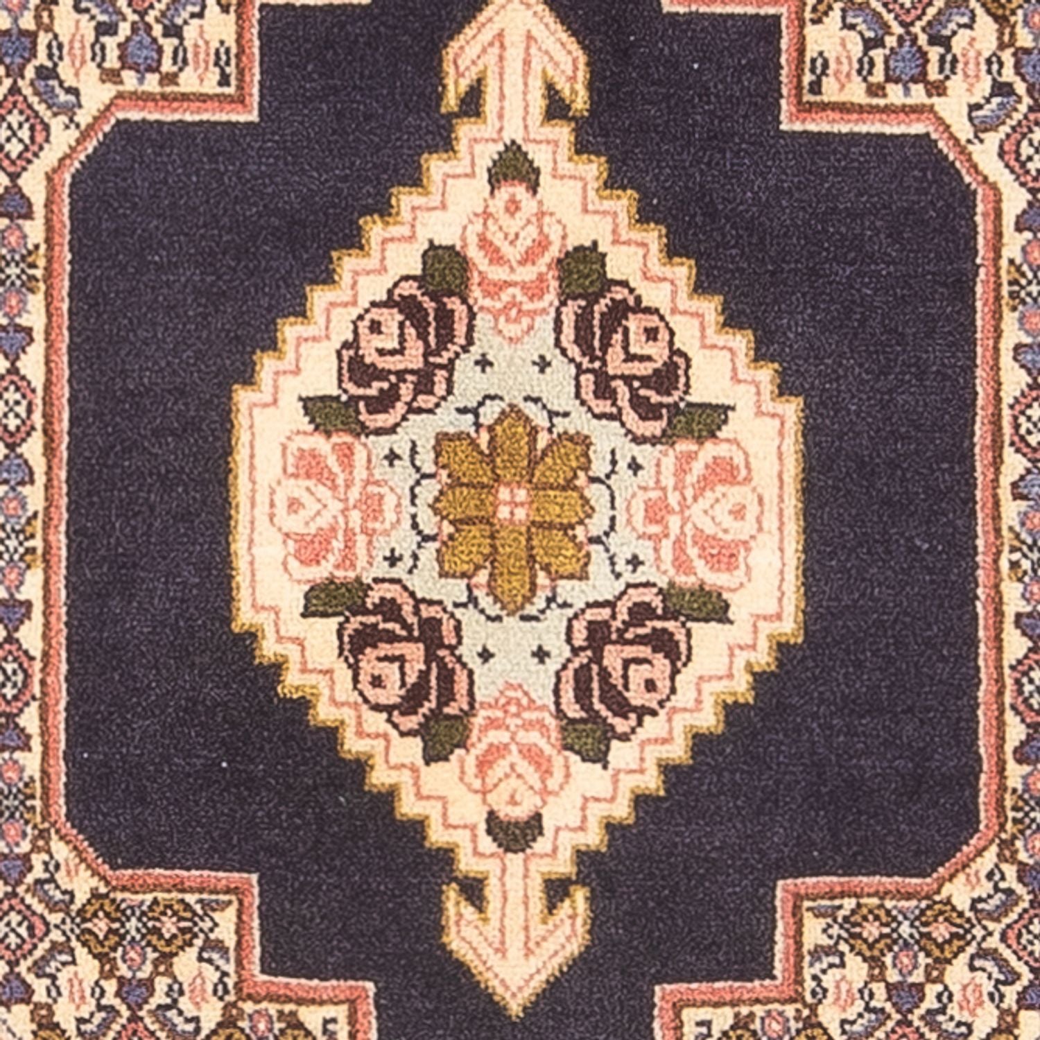 Alfombra persa - Clásica - 100 x 75 cm - azul oscuro