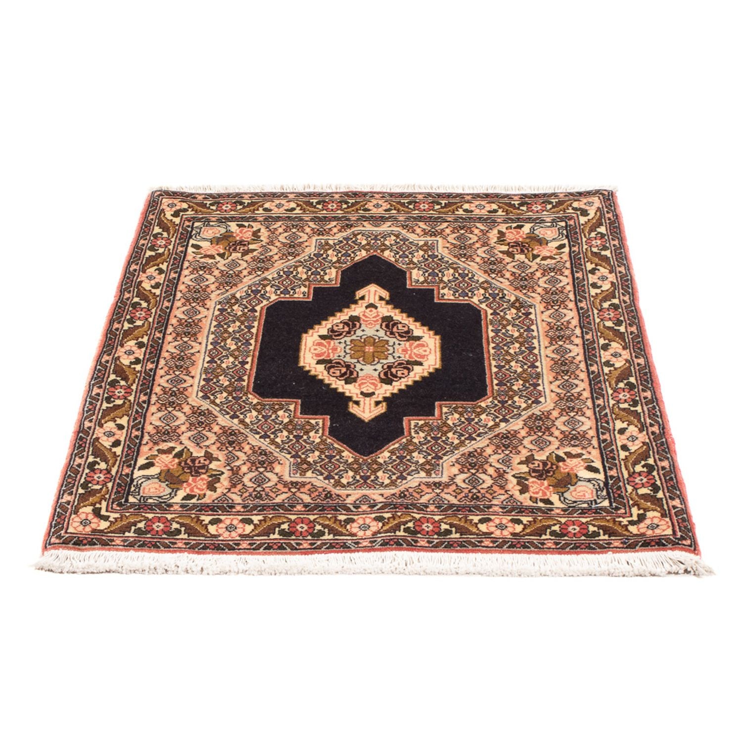 Alfombra persa - Clásica - 100 x 75 cm - azul oscuro