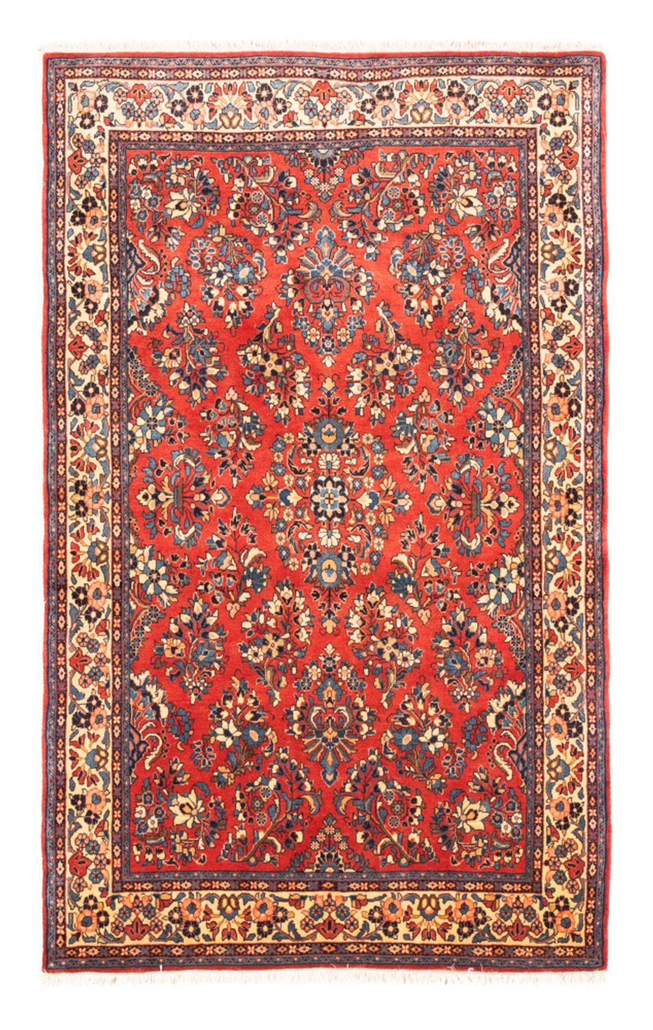 Alfombra persa - Clásica - 168 x 104 cm - rojo