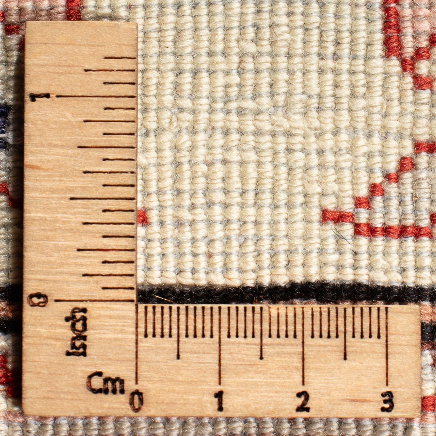 Alfombra persa - Clásica - 95 x 65 cm - crema