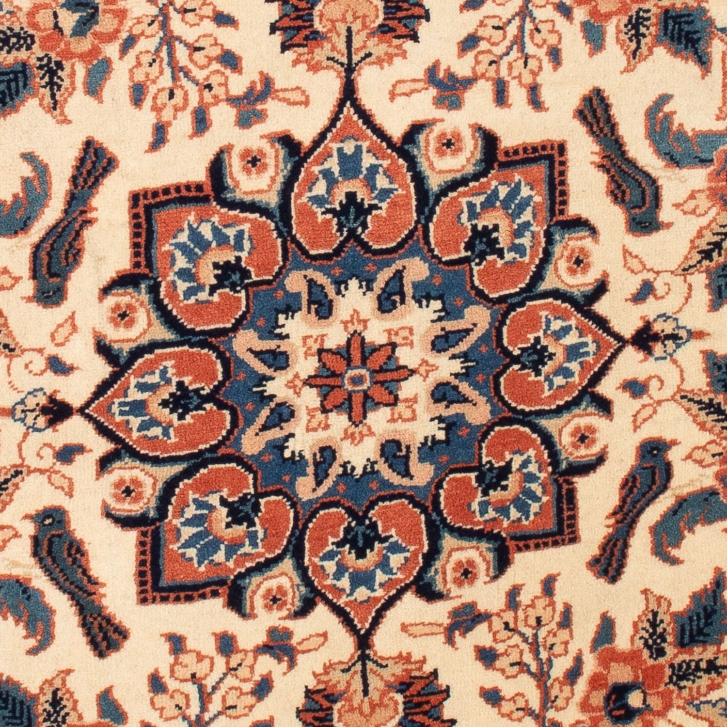 Alfombra persa - Clásica - 130 x 76 cm - crema