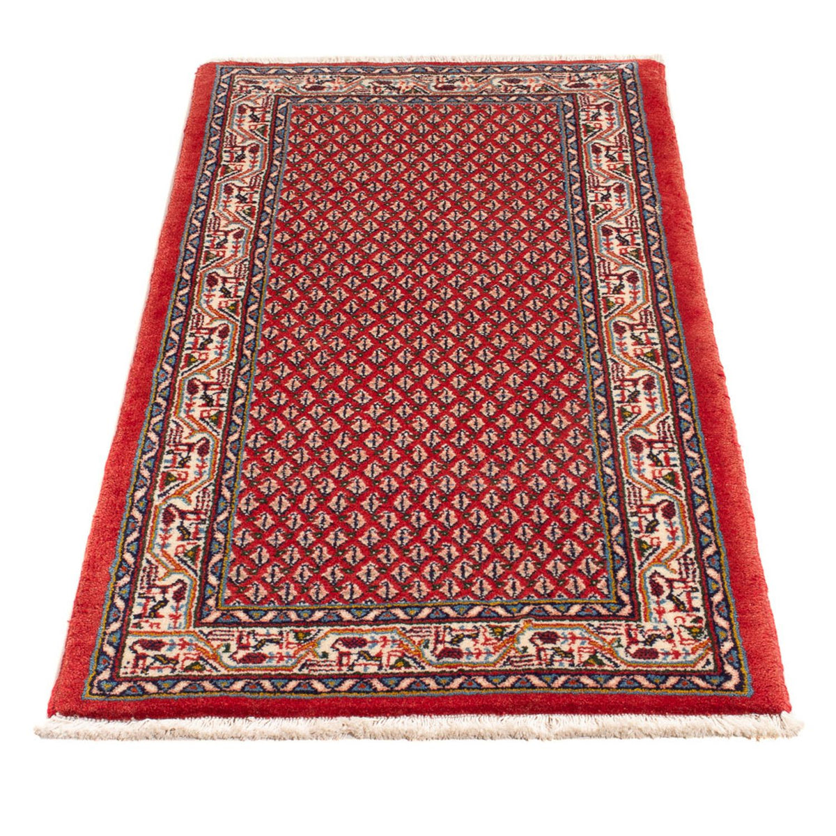 Alfombra persa - Mir - 128 x 60 cm - rojo