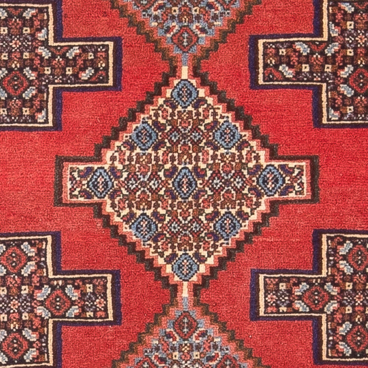 Alfombra persa - Clásica - 102 x 72 cm - rojo