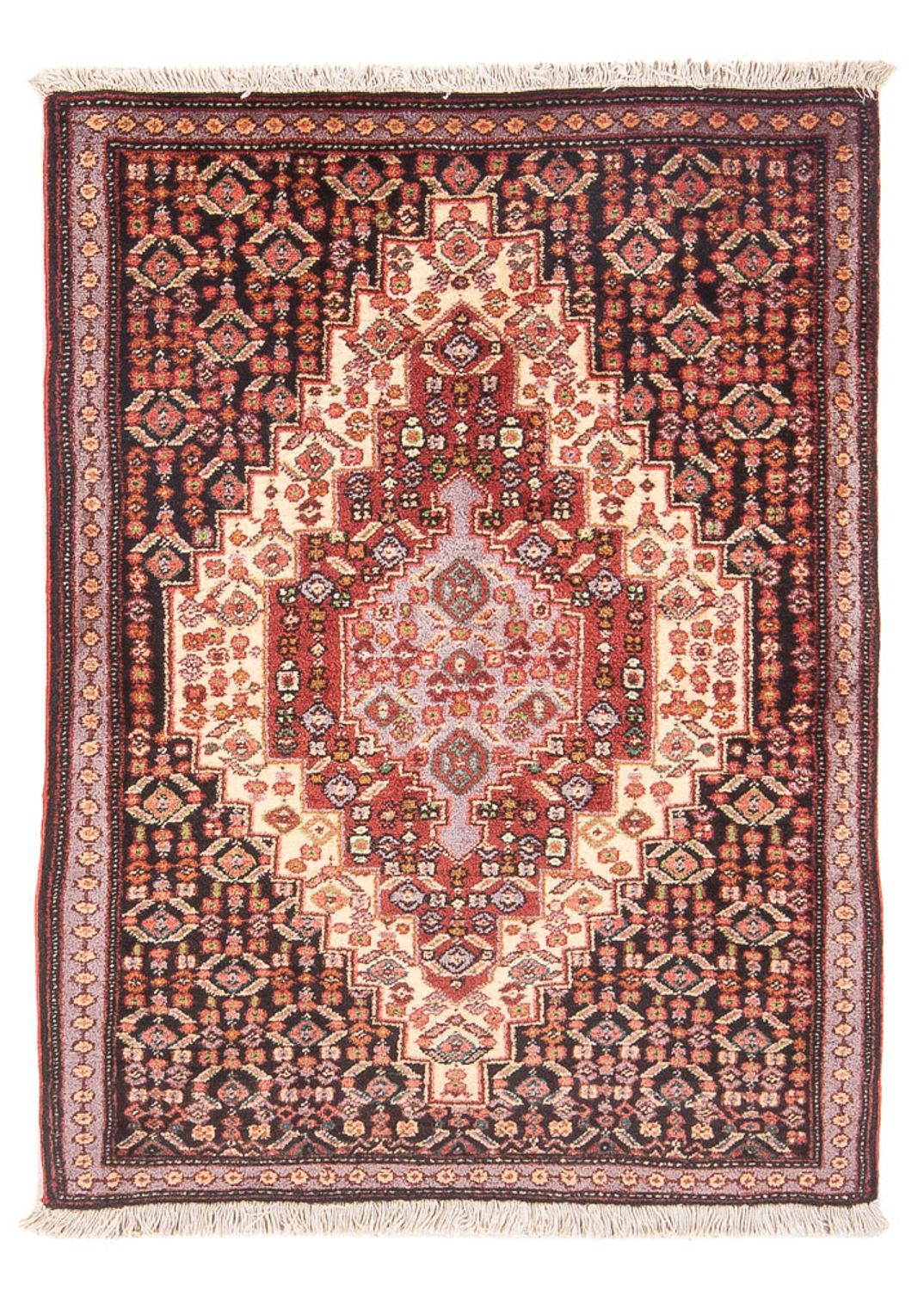 Alfombra persa - Clásica - 105 x 70 cm - azul oscuro