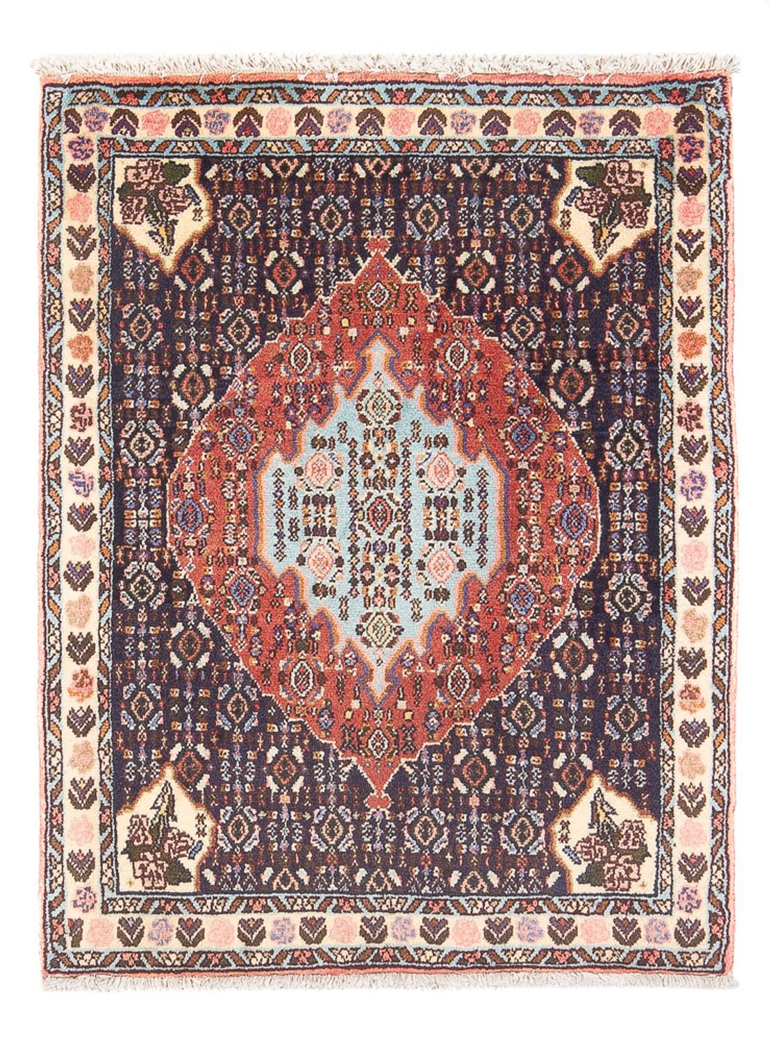 Alfombra persa - Clásica - 96 x 70 cm - azul oscuro