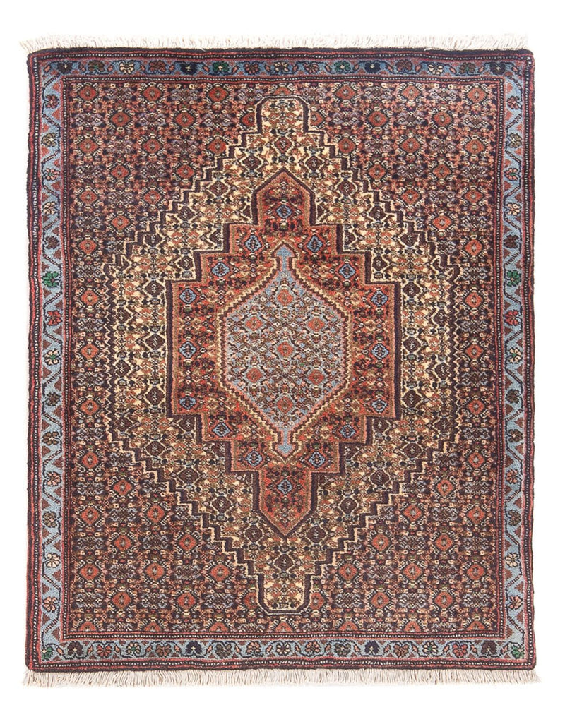 Alfombra persa - Clásica - 105 x 74 cm - azul oscuro
