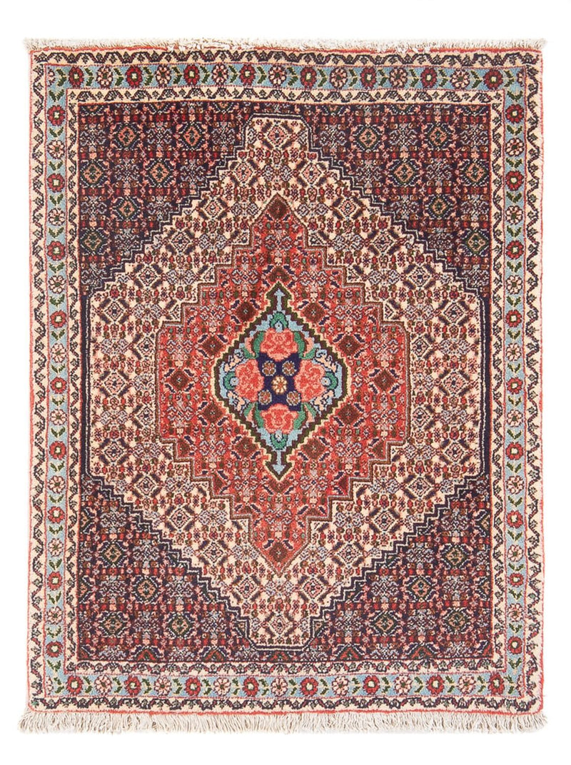 Alfombra persa - Clásica - 105 x 75 cm - azul oscuro