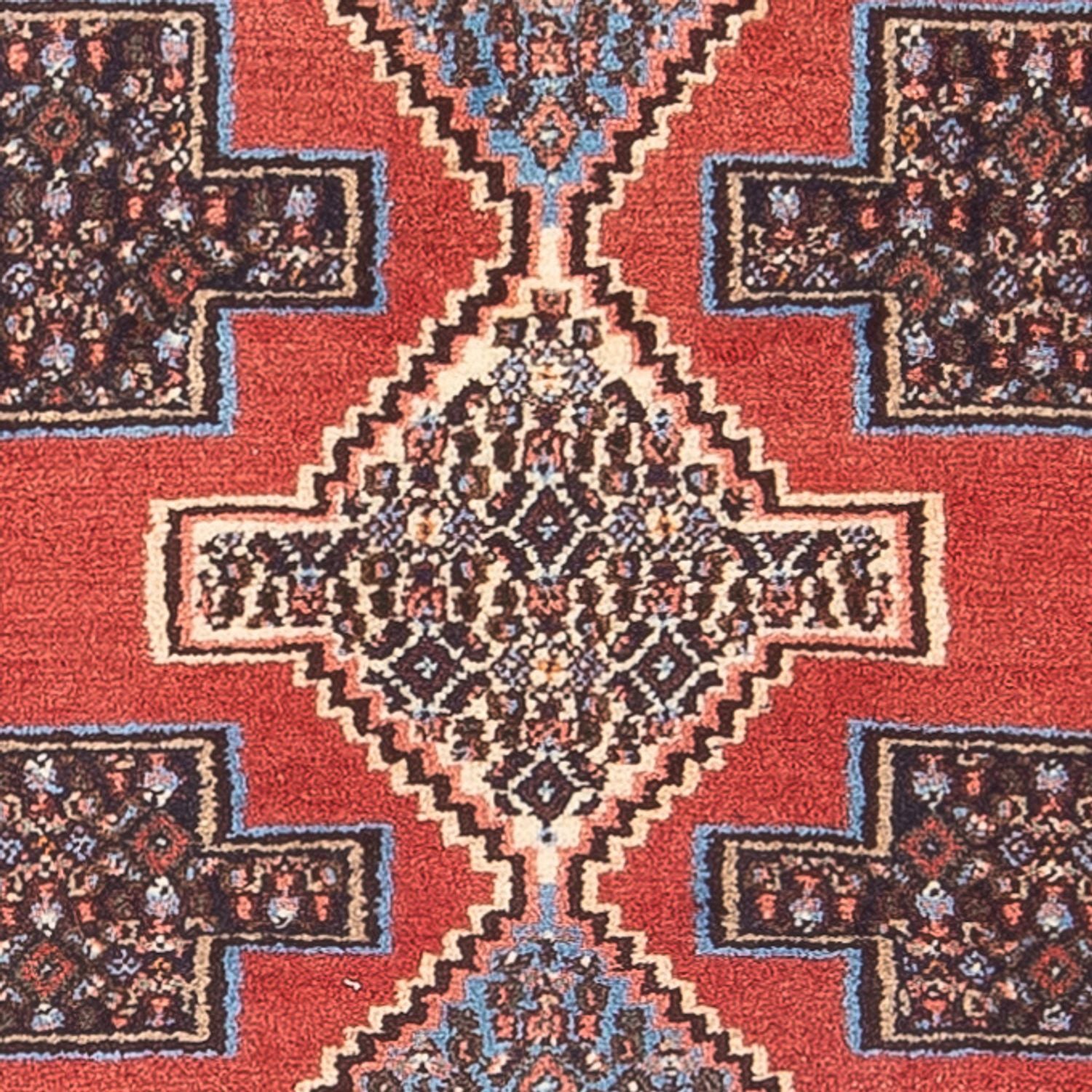 Alfombra persa - Clásica - 103 x 75 cm - azul oscuro