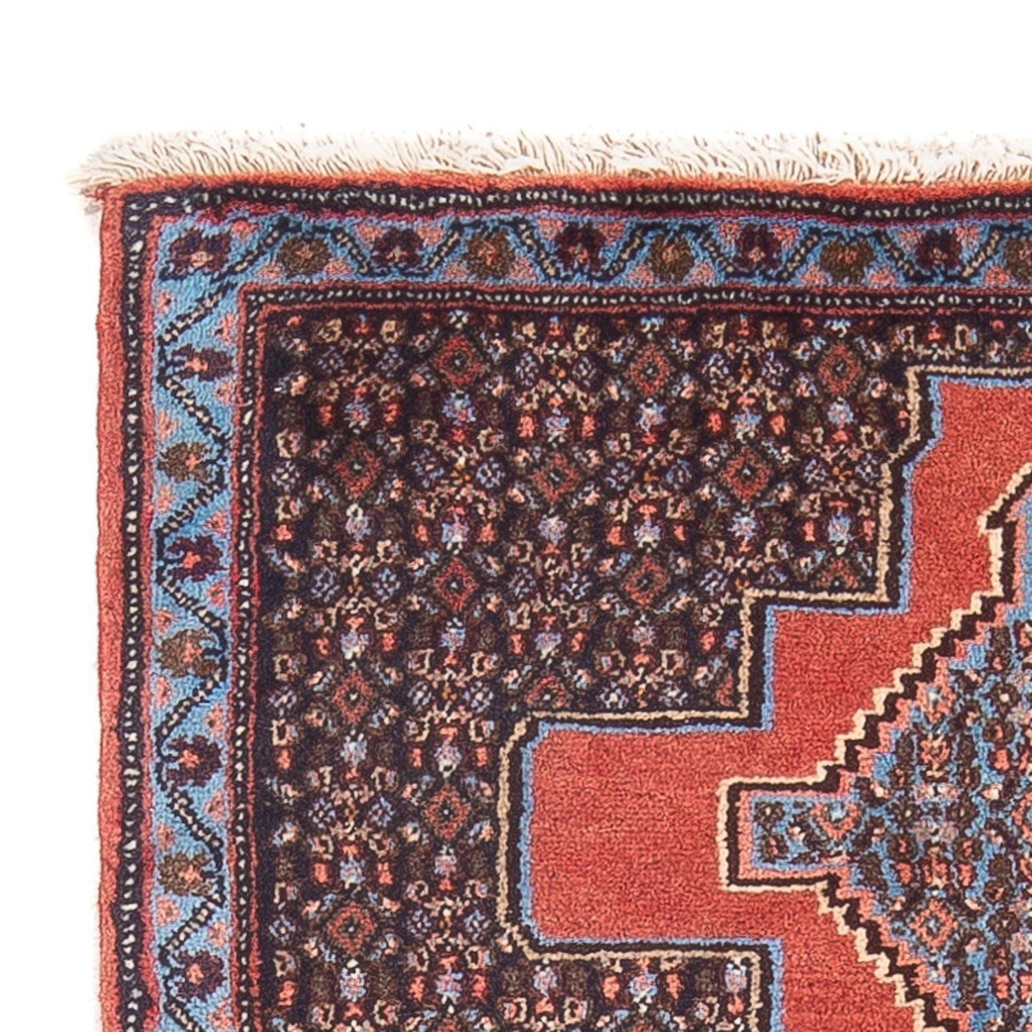 Alfombra persa - Clásica - 103 x 75 cm - azul oscuro