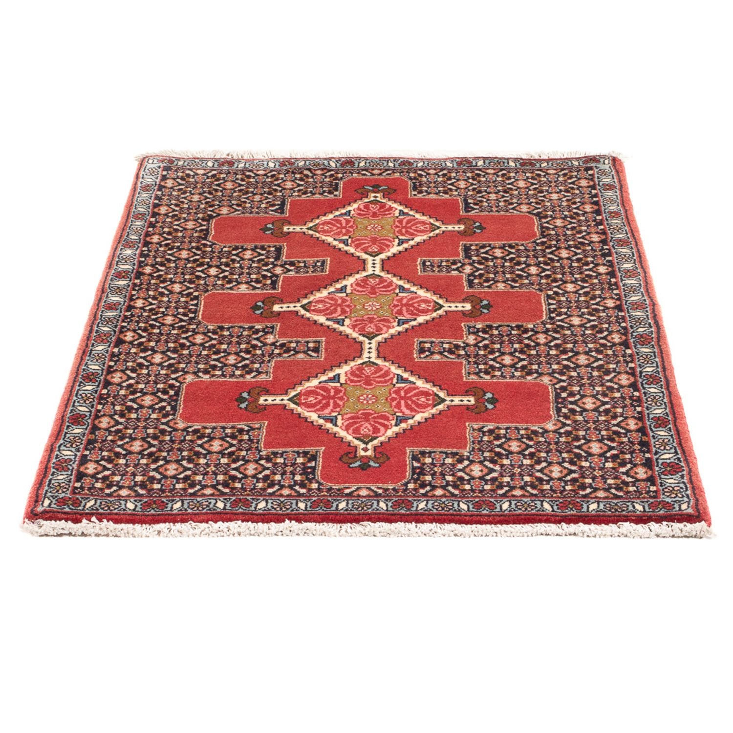 Alfombra persa - Clásica - 102 x 75 cm - rojo