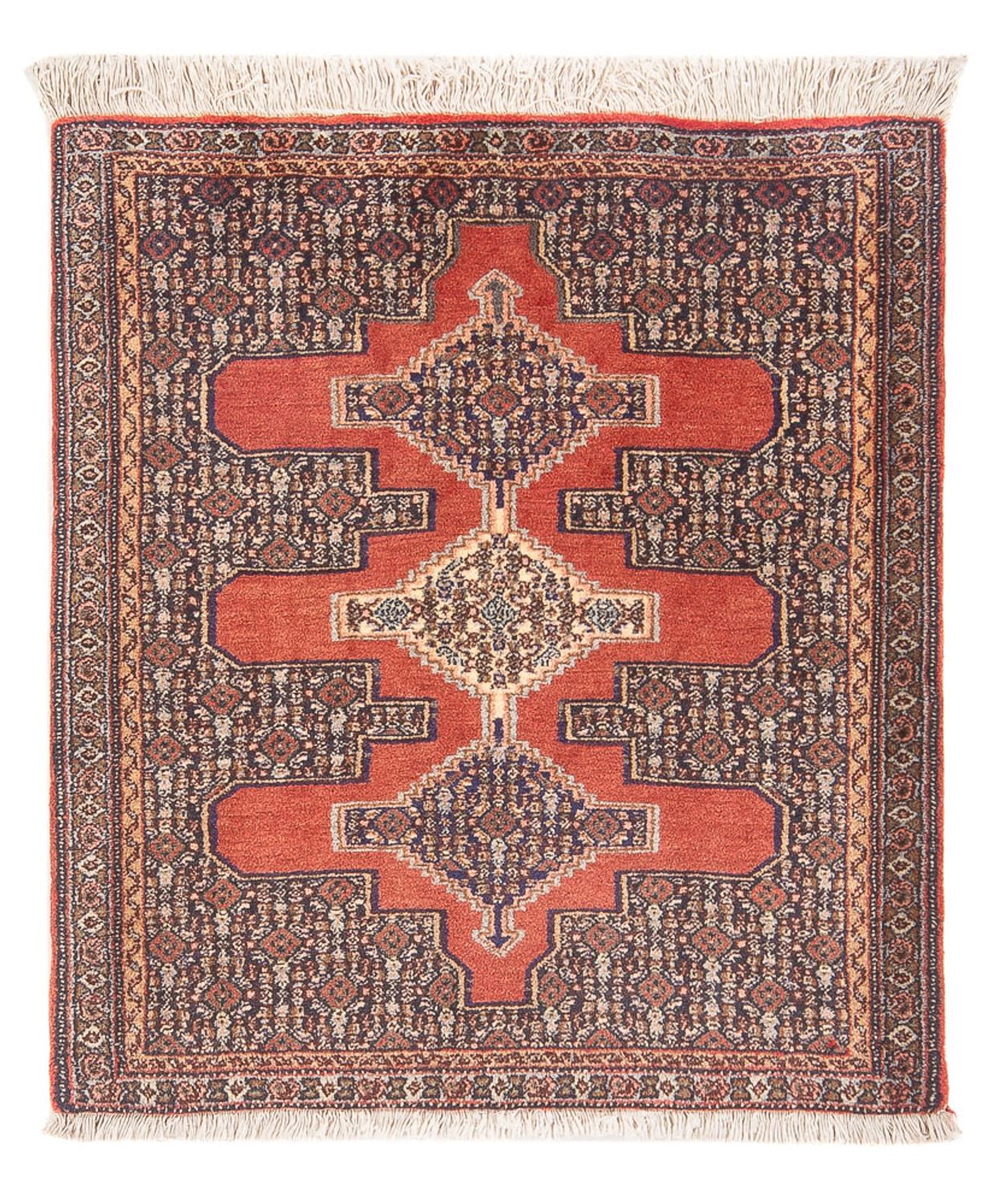 Alfombra persa - Clásica - 96 x 80 cm - rojo